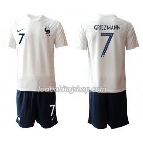 Frankrig Antoine Griezmann 7 Børn Udebane Fodboldsætsæt Euro 2020 S/S (+ Korte bukser)